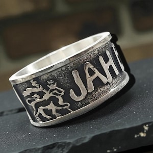 Reggae Lion Ring - Etsy