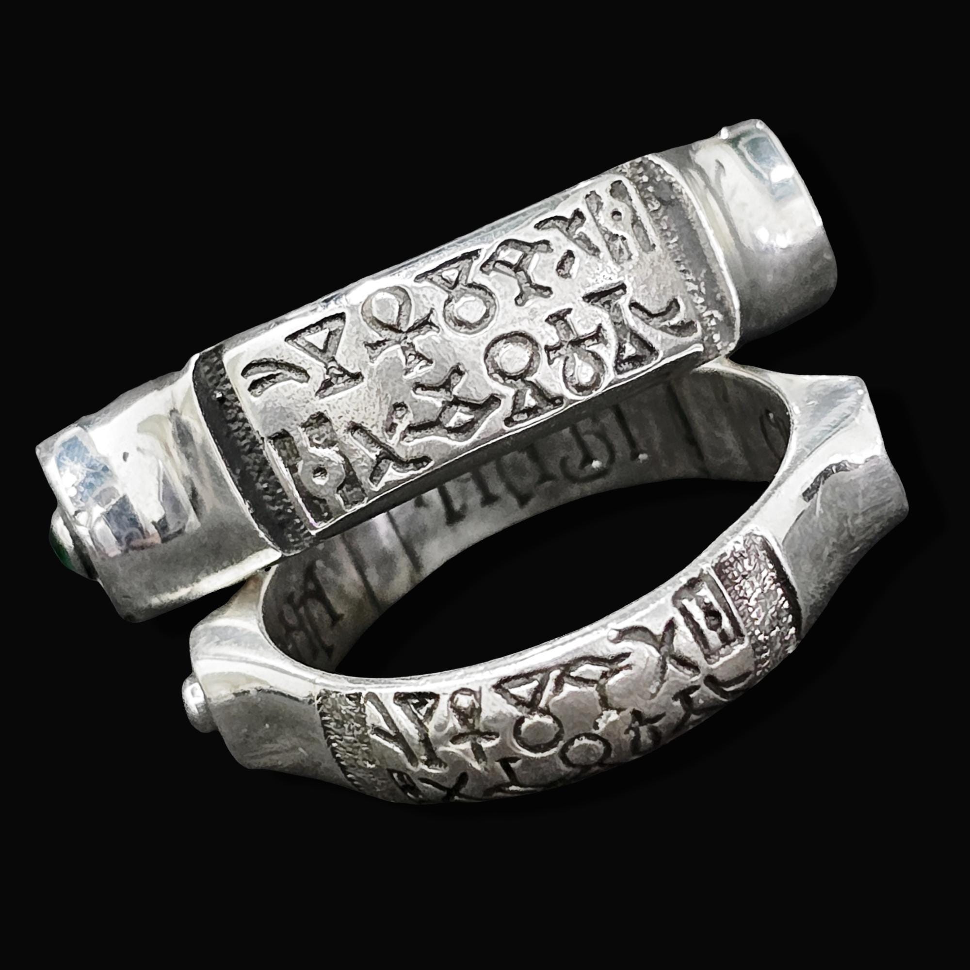 聖キプリアン書によるソロモン王の指輪 925スターリングシルバー製