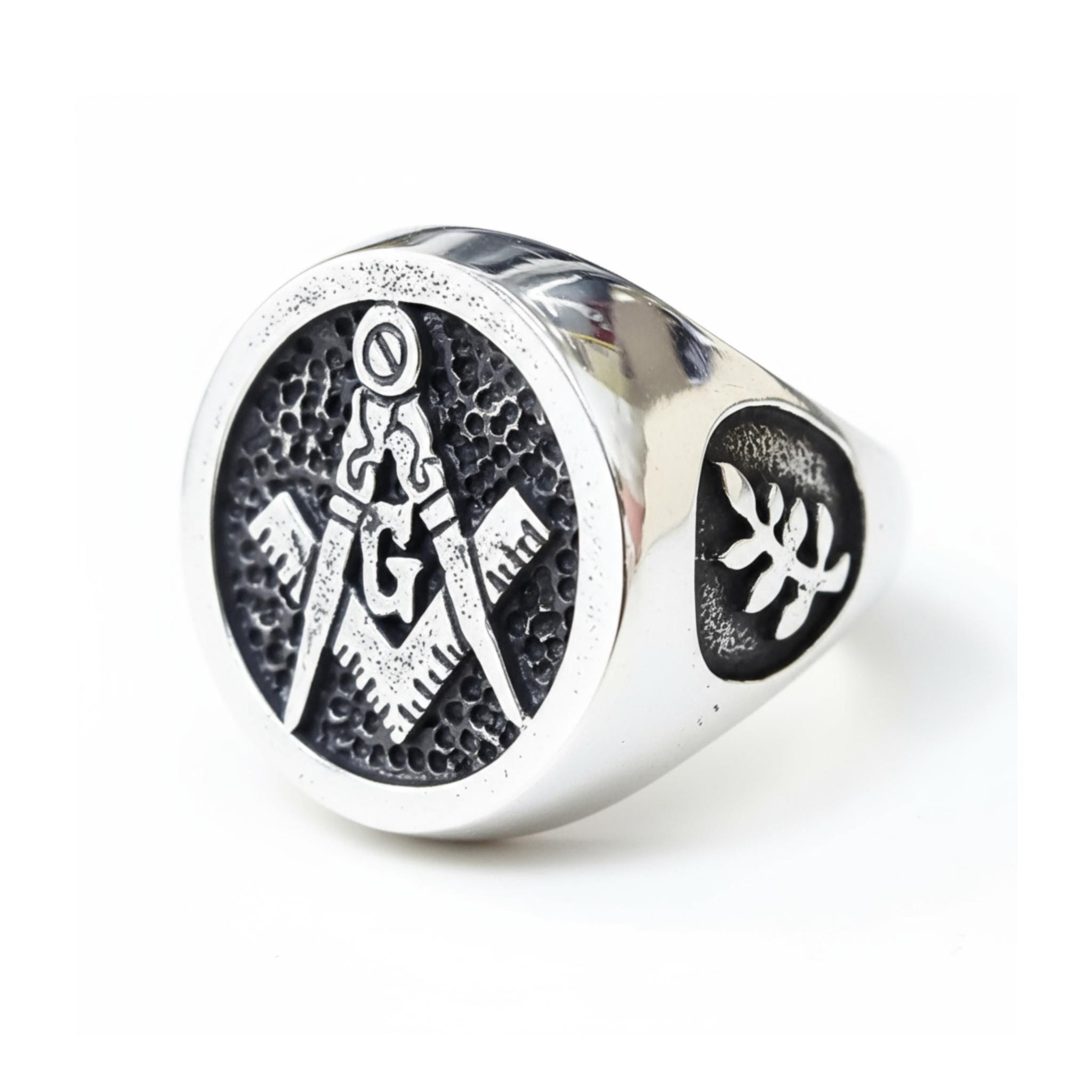Bague maçonnique (1) - Argent 925 - Catawiki