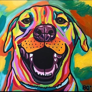 Pet Portraits Hand Painted with Style