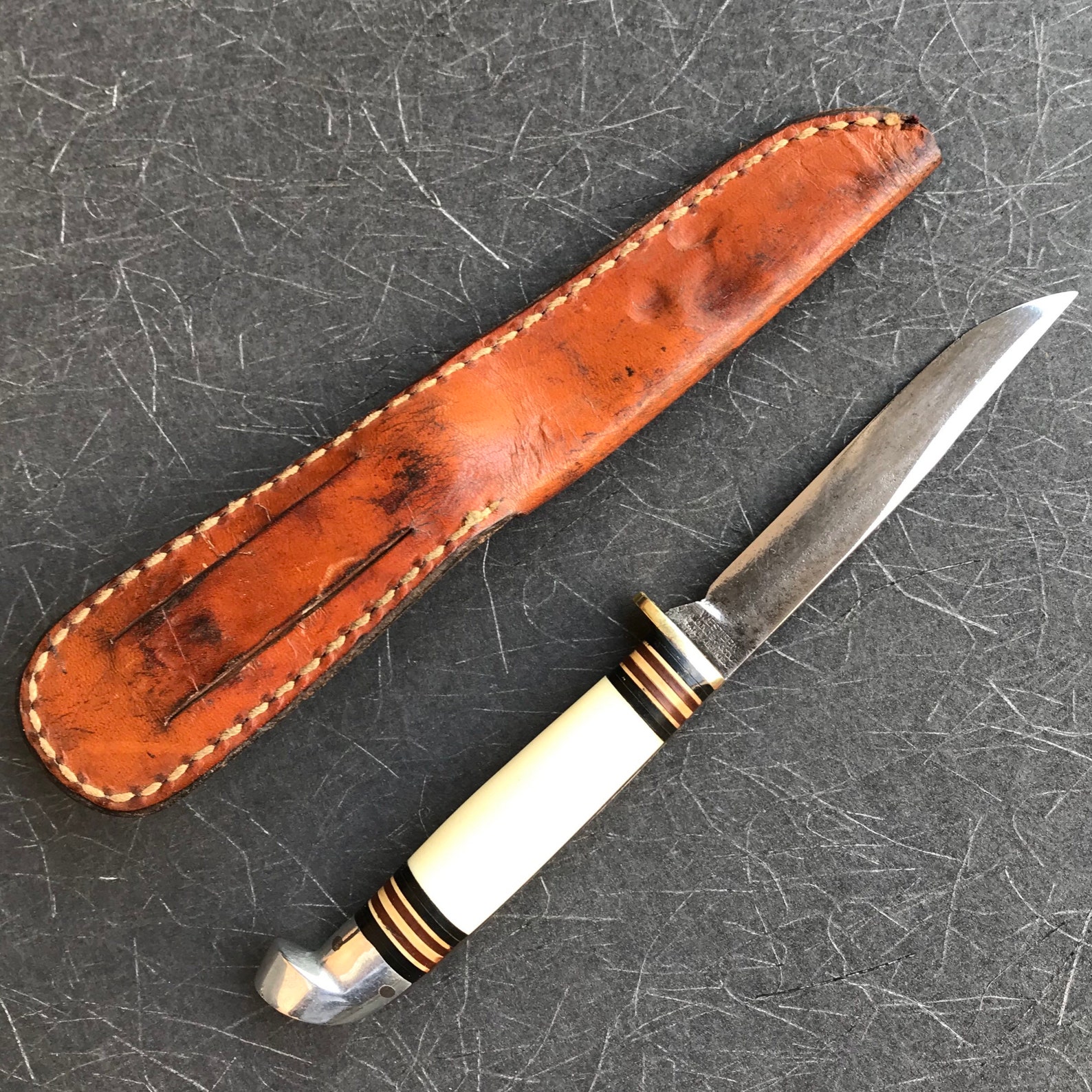 Vintage Western Bird & Trout Hunting Knife Etsy