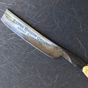 Antique H. Boker Straight Razor - Etsy