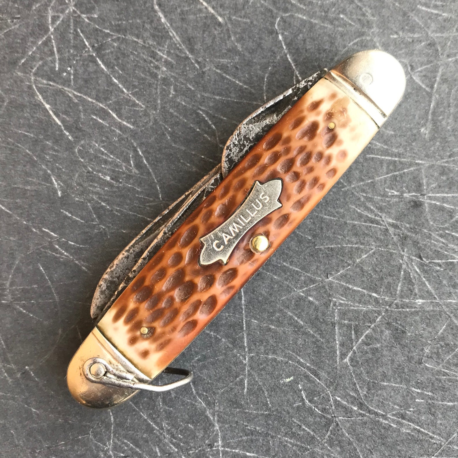 Vintage Camillus Camp Knife Etsy