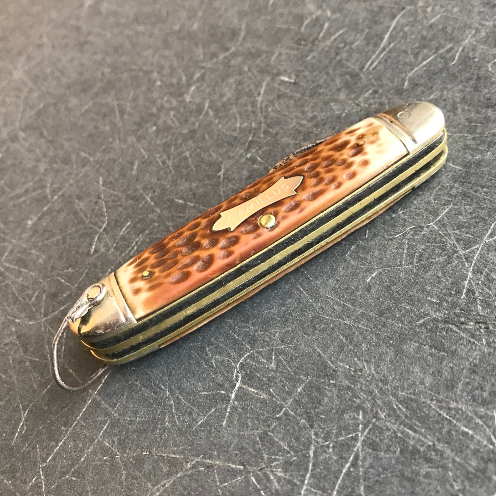 Vintage Camillus Camp Knife Etsy