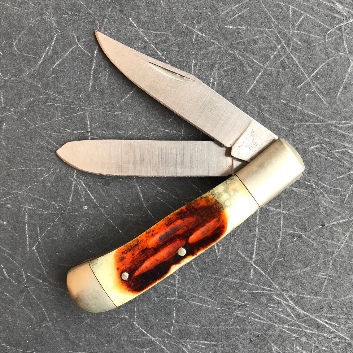 Vintage Frost Cutlery Mini Trapper Pocket Knife Etsy