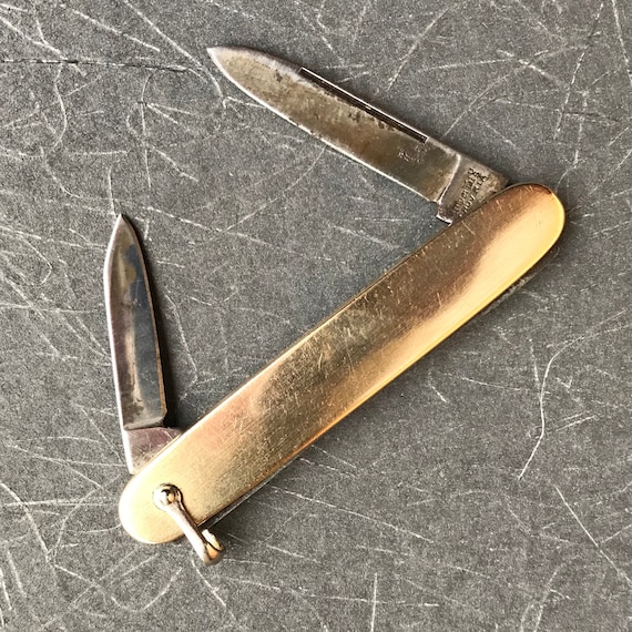 Vintage Imperial Gold-Filled Pocket Fob Knife