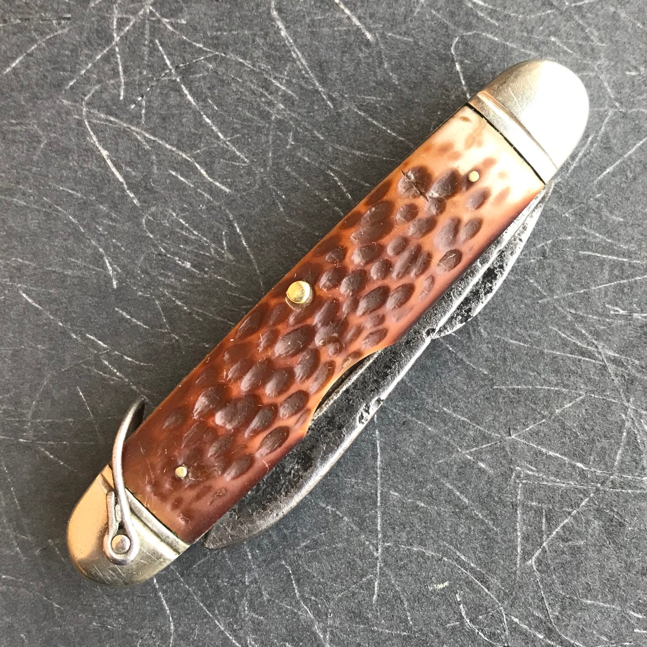 Vintage Camillus Camp Knife Etsy