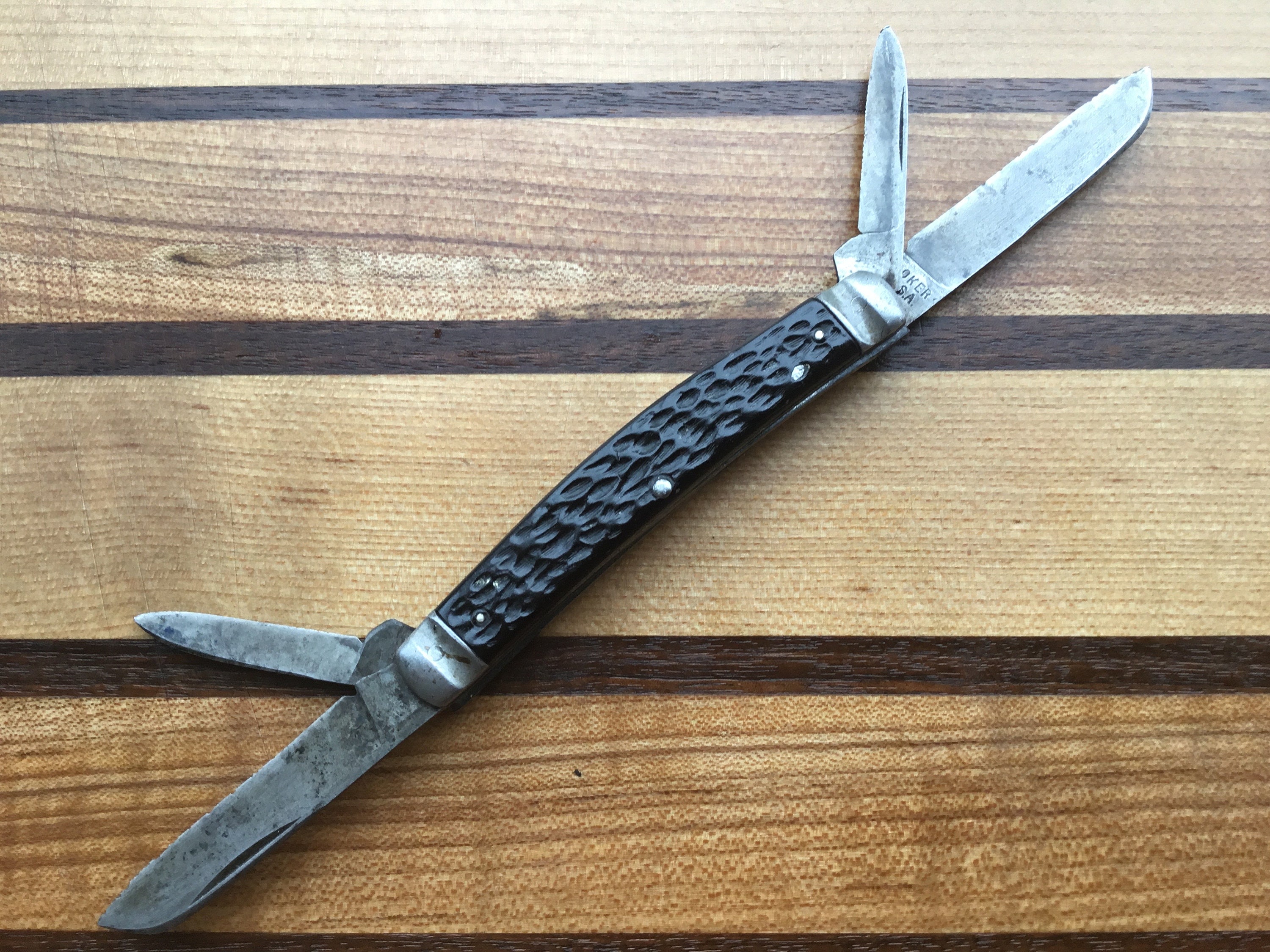 Vintage Boker 4 Blade Congress Knife Etsy