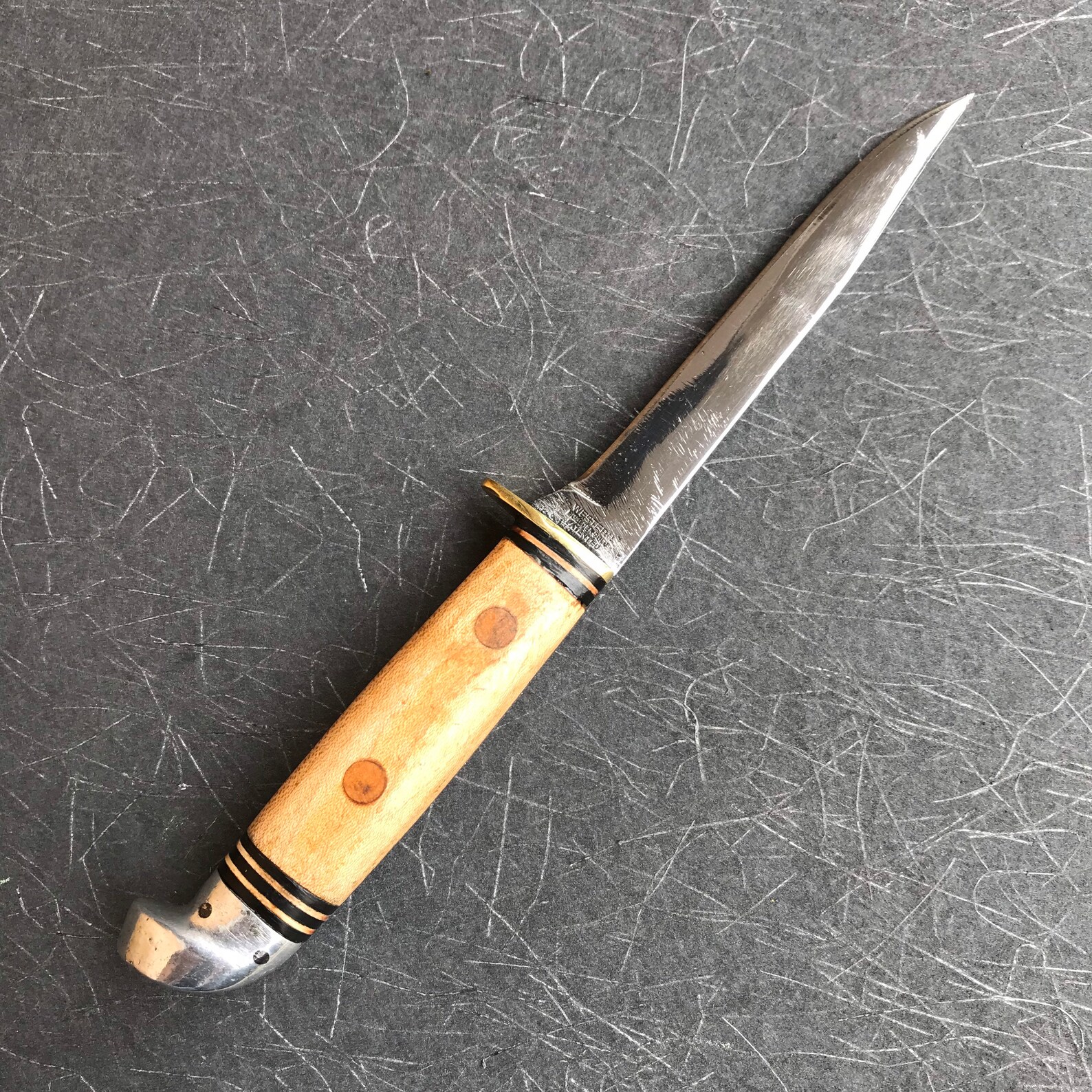 Vintage Western Hunting Knife Etsy