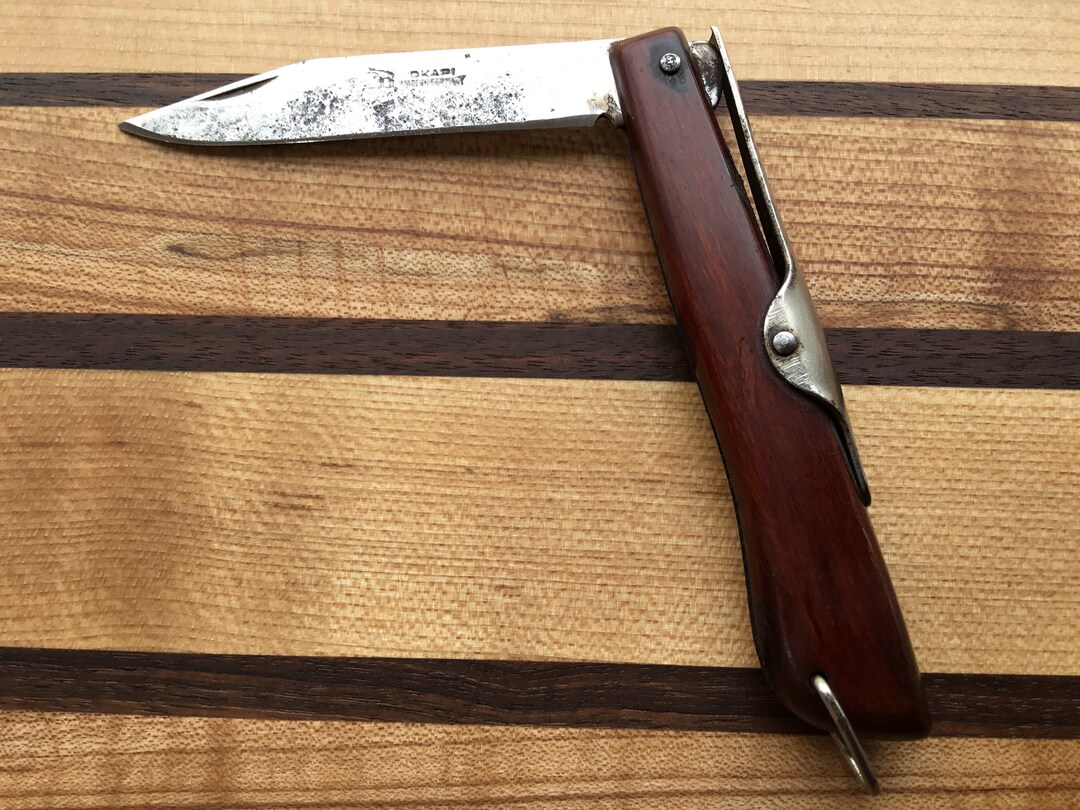 Vintage Okapi Folding Knife Etsy