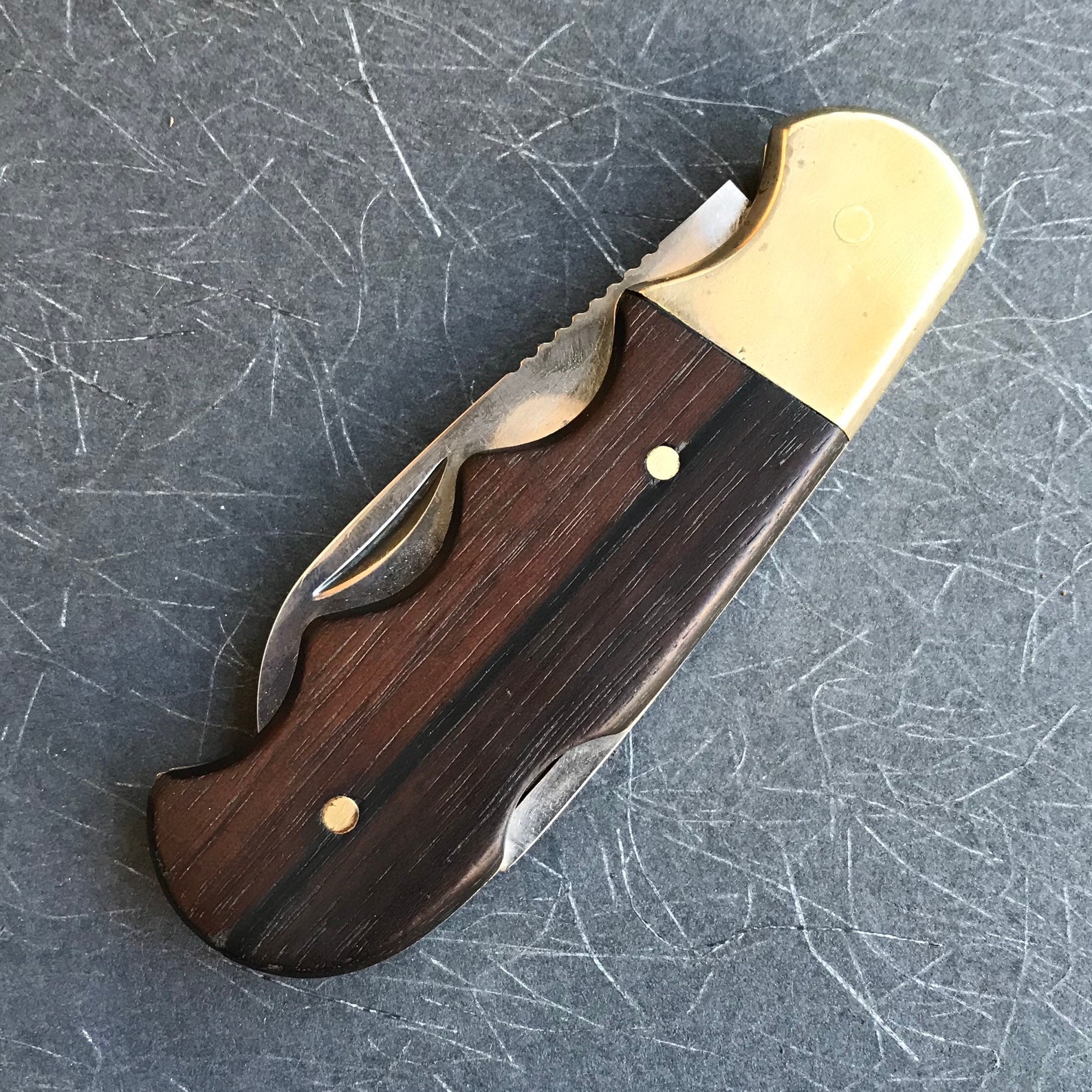 Vintage Gerber Magnum Folding Knife Etsy