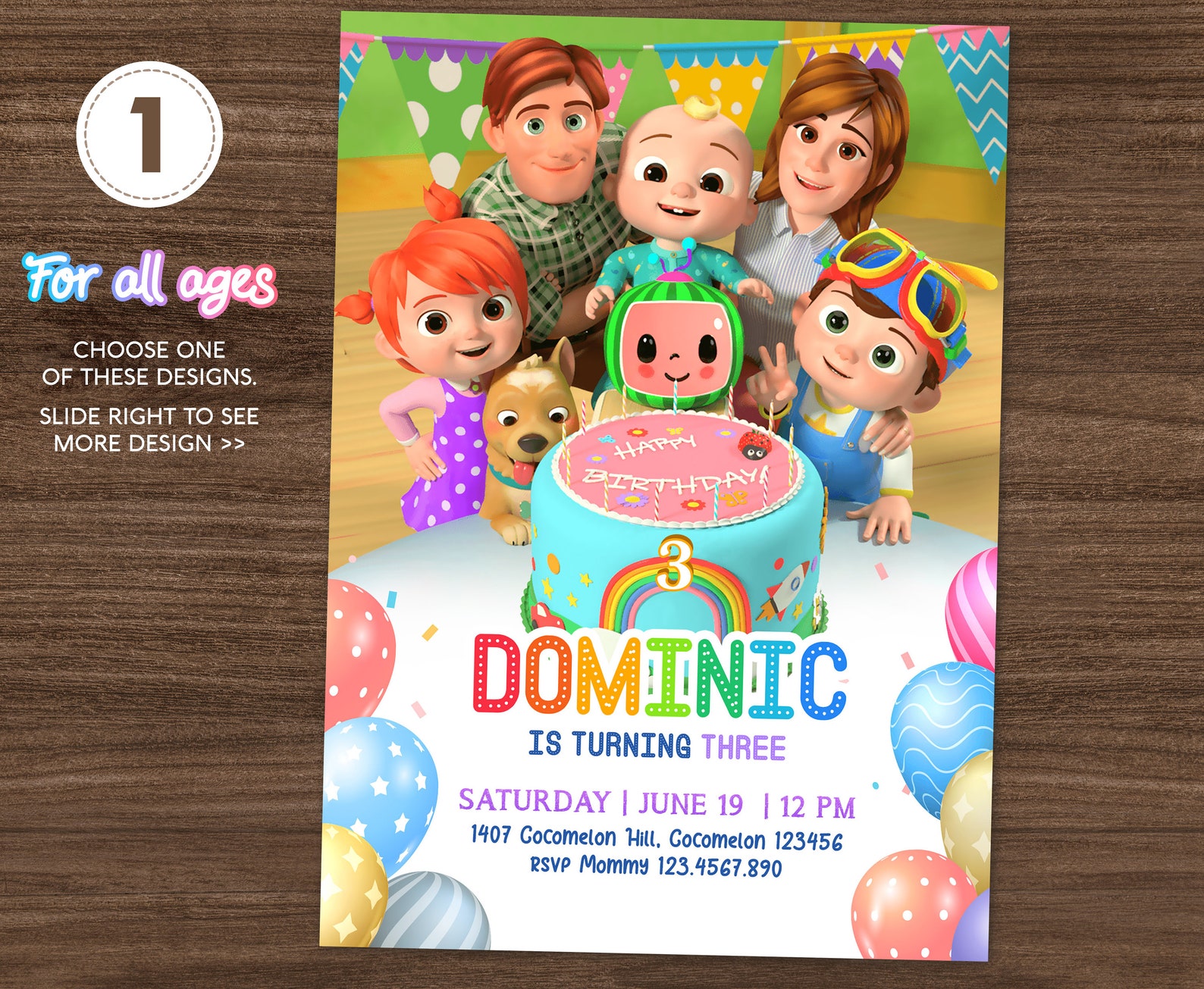 Digital Birthday Invitation Template Printable Boy Etsy