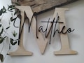 Name plate children&#39;s room | Door sign | Personalized wooden sign | Wall decoration | Lettering