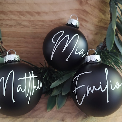 Bolas de Navidad personalizadas | regalos personalizados | bolas de Navidad para el árbol | regalo de Navidad con nombre | bolas de Navidad para el árbol | decoración