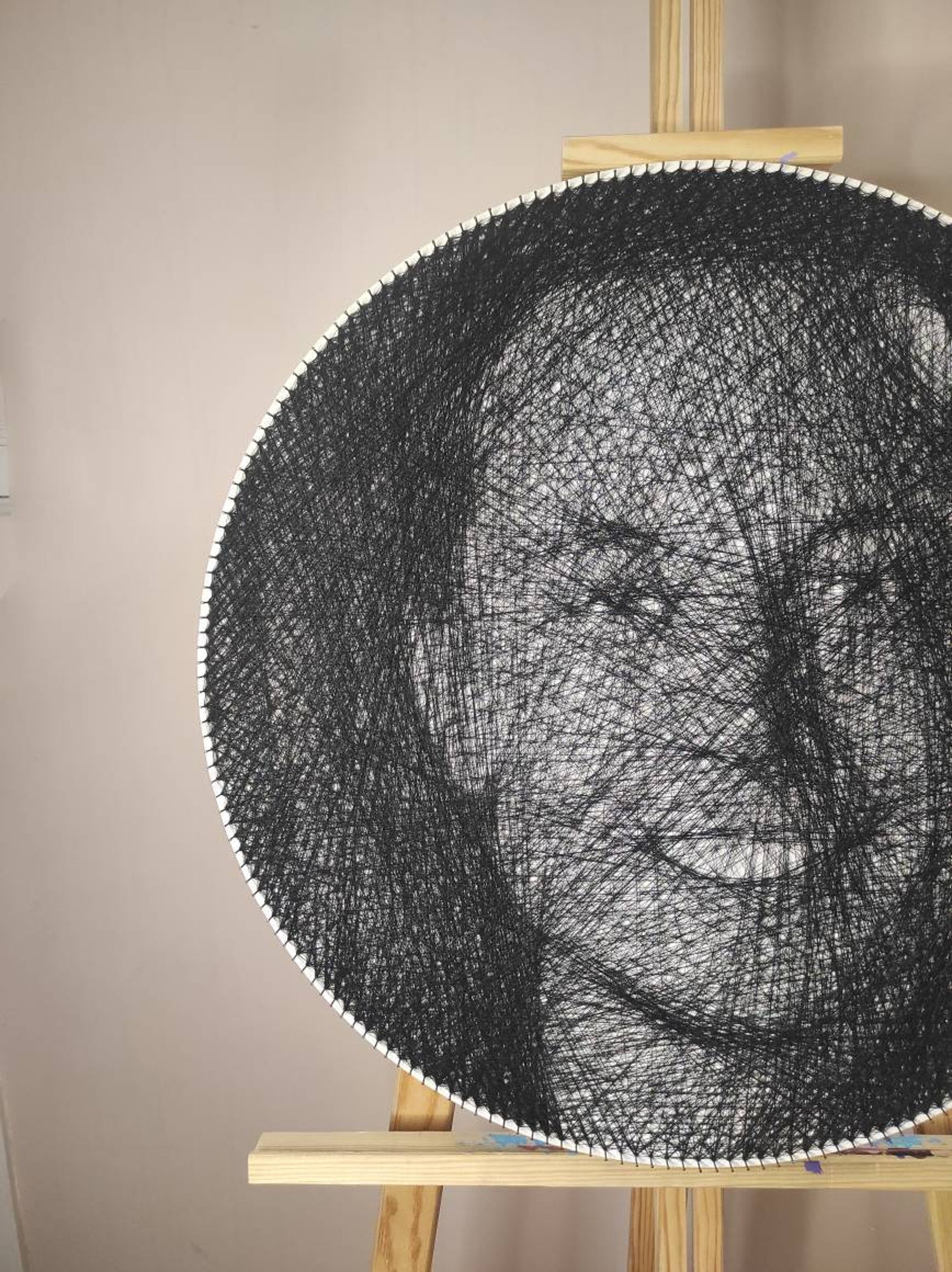 Custom String Art Portrait Thread Painting DIY | Etsy