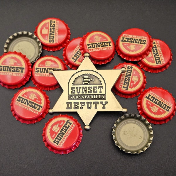 Sunset Sarsaparilla Deputy Badge - Fallout New Vegas inspired