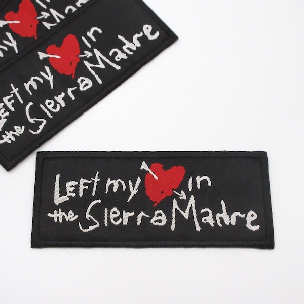 LEFT MY HEART in the Sierra Madre Velcro Patch - Fallout New Vegas inspired