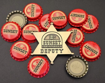 Sunset Sarsaparilla Deputy Badge - Fallout New Vegas inspired