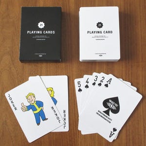 Naipes del Refugio 21: inspirados en Fallout New Vegas