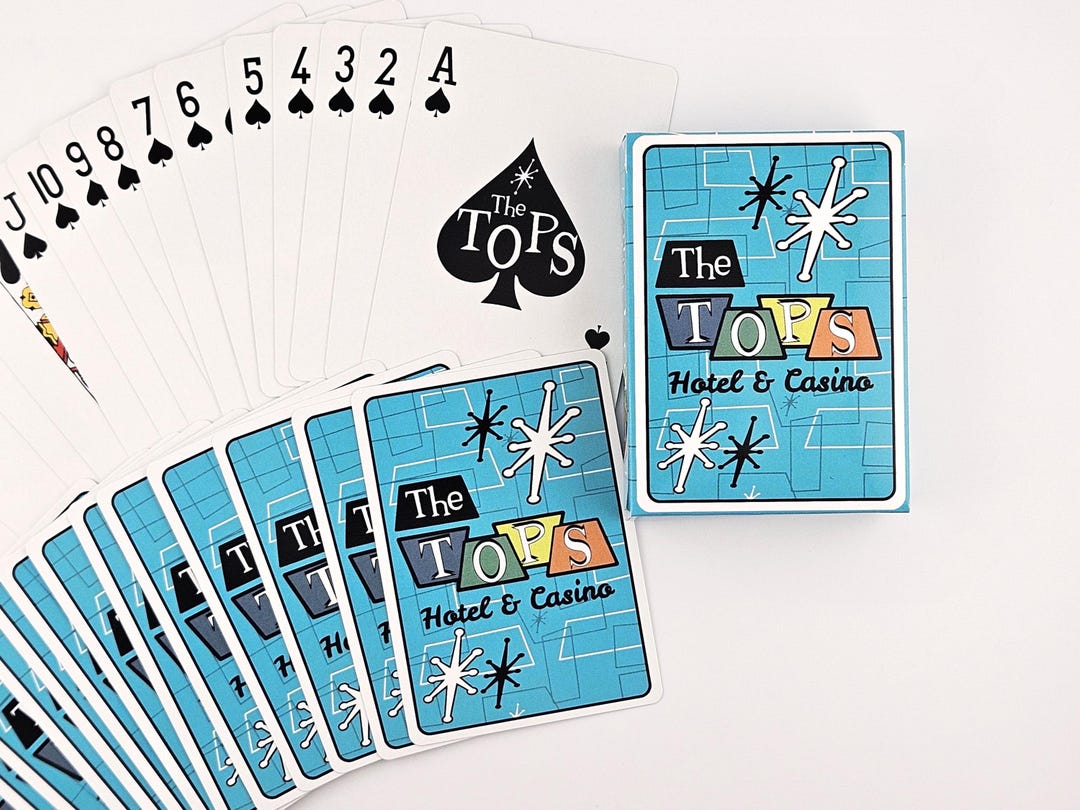 The Tops Playing Cards - Fallout New Vegas In-game Design Inspired