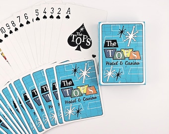 The Tops Playing Cards - Inspiré du design du jeu Fallout New Vegas