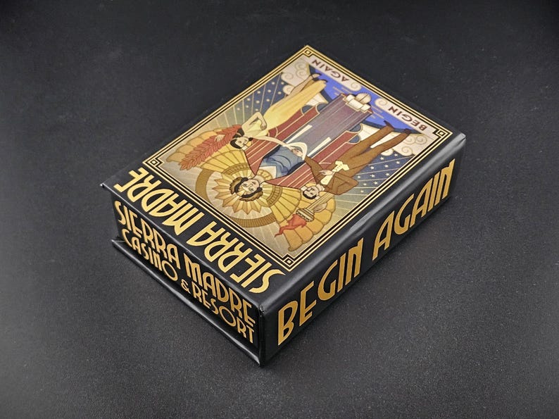 Cartes à jouer holographiques Sierra Madre - Fallout New Vegas : inspiré de l'argent mort image 4