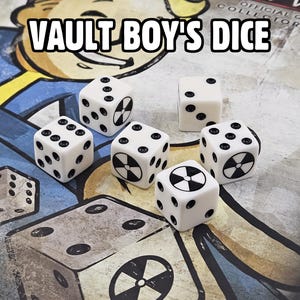 Vault Boy&#39;s Dice Bundle - Fallout New Vegas inspired - Magic the Gathering MTG Counter