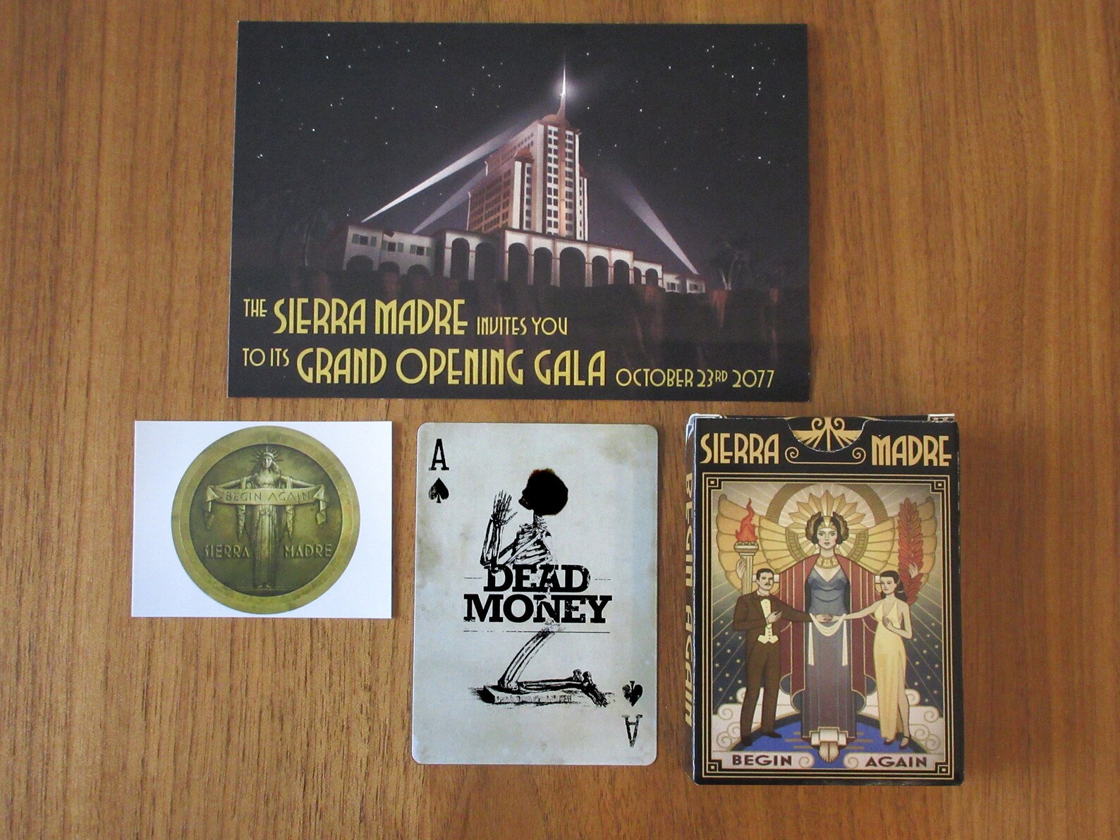 Deluxe Sierra Madre Casino Deck of Cards Fallout New Vegas Etsy Canada