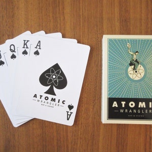 Atomic Wrangler Playing Cards - Fallout New Vegas inspired