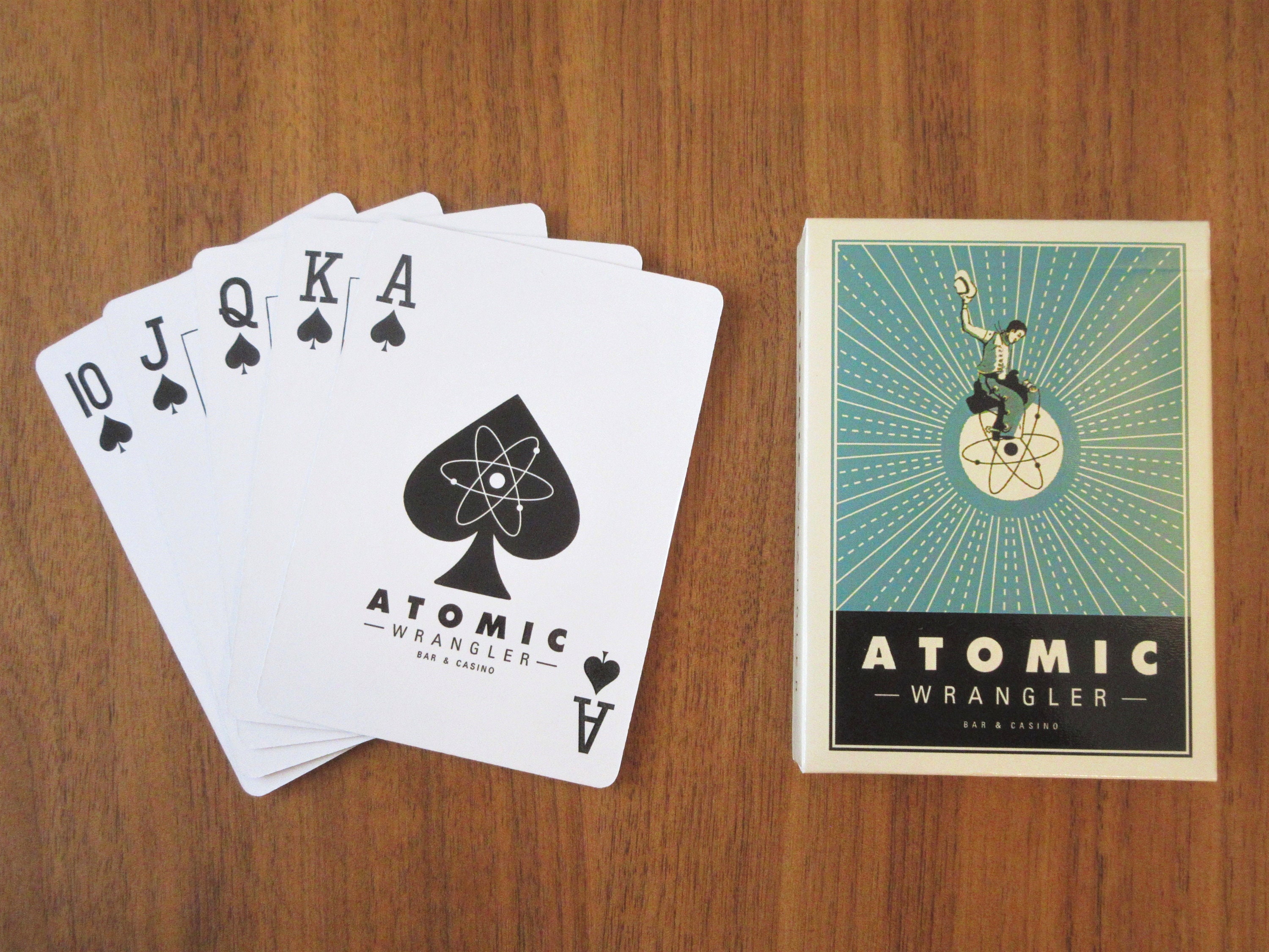 Atomic Wrangler Playing Cards Fallout New Vegas Inspired - Etsy