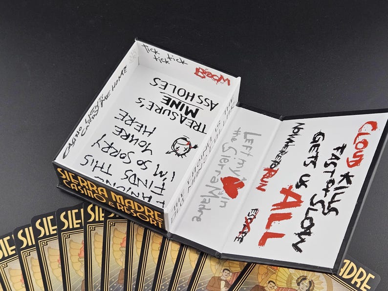 Cartes à jouer holographiques Sierra Madre - Fallout New Vegas : inspiré de l'argent mort image 6