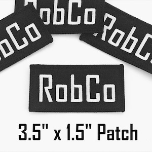 RobCo Embroidered Patch - Fallout New Vegas inspired Mr House Lucky 38
