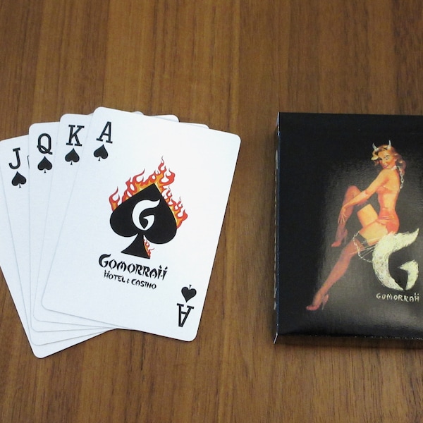Gomorrah Playing Cards - Fallout New Vegas inspired
