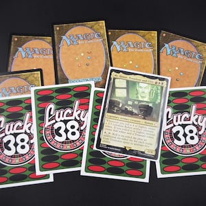 Lucky 38 MTG Card Sleeves - Magic the Gathering Fallout New Vegas inspired Commander Deck image 4