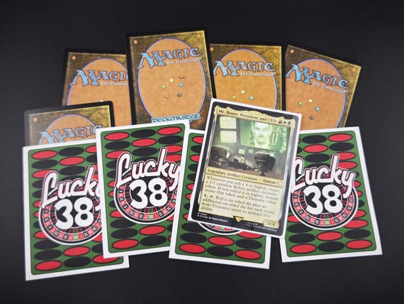 Lucky 38 MTG Card Sleeves - Magic the Gathering Fallout New Vegas Inspired Commander Deck - Etsy Israel Lucky 38 MTG Card Sleeves - Magic the Gathering Fallout New Vegas Inspired Commander Deck - Etsy Israel
