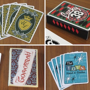 Fallout New Vegas Playing Cards - All 4 In Game Caravan Card Designs