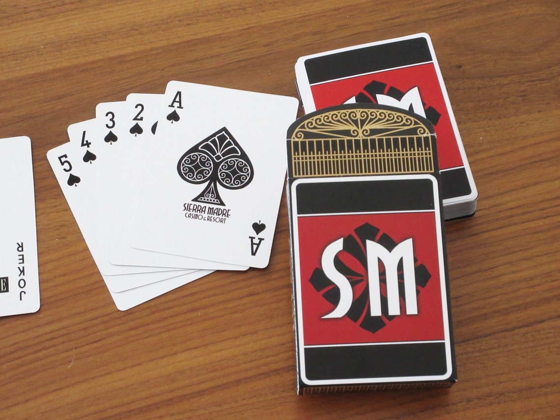 Deluxe Sierra Madre Casino Deck of Cards Fallout New Vegas Etsy Canada