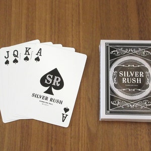 Silver Rush-speelkaarten - Fallout New Vegas geïnspireerd