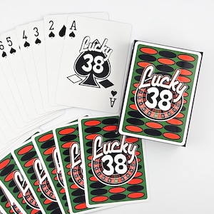 Karty do gry Lucky 38 - inspirowane projektem gry Fallout New Vegas