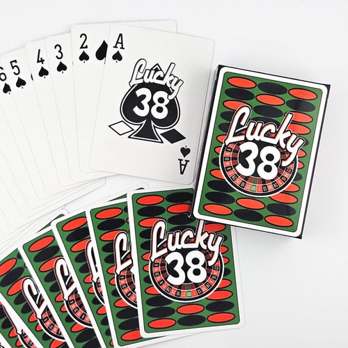 Lucky 38 Playing Cards - Fallout New Vegas In-game Design Inspired