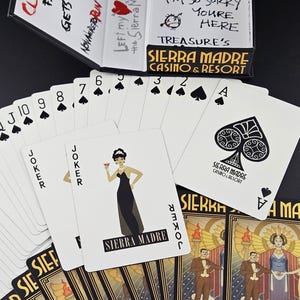 Cartes à jouer holographiques Sierra Madre - Fallout New Vegas : inspiré de l'argent mort image 2