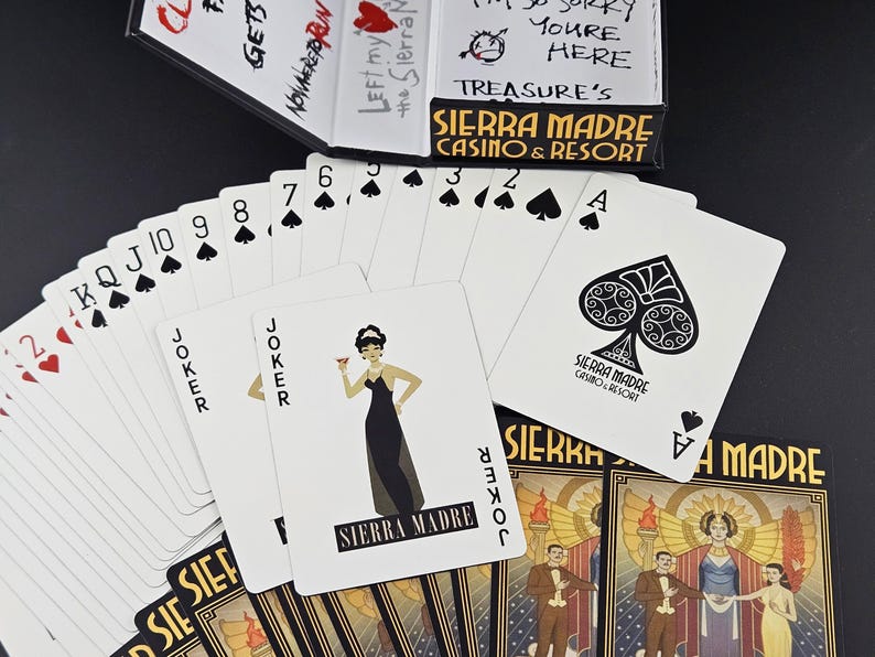 Cartes à jouer holographiques Sierra Madre - Fallout New Vegas : inspiré de l'argent mort image 2