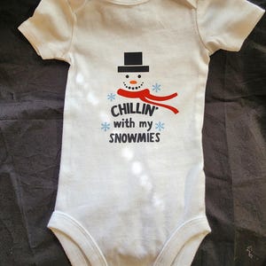 Chillin With My Homies Snowman Onesie