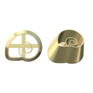 1 PCS: Shell/Snail Shell Imprint Cutter
