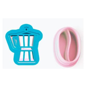 2 PCS: Coffee/Bean Imprint Cutter Set