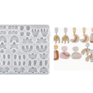 Boho Style Earrings/Charms/Keychain Resin Silicone Mold
