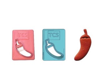 1 PCS: Chili/Pepper Imprint Cutter