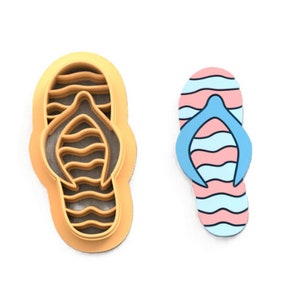1 PCS: Flip Flops Summer Imprint Cutter/Polymer Clay/Cookie Cutter