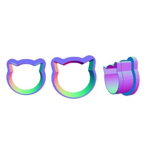 1 PCS: Cat Face Cutter/Polymer Clay Cutter/Cookie Cutter
