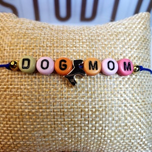 Pulsera de cordón de mamá perro
